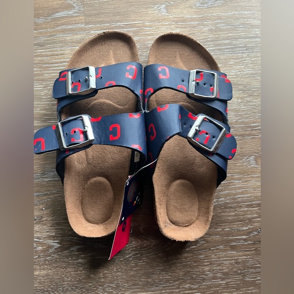 FOCO Double Buckle Sandals - Cleveland Indians (Guardians) - Picture 2 of 6